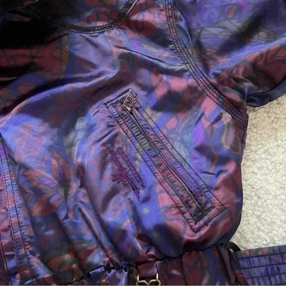 Obermeyer Vintage 90’s Thermolite Baroque Insulated Ski Jacket Coat Belted Sz 8 - Picture 6 of 16